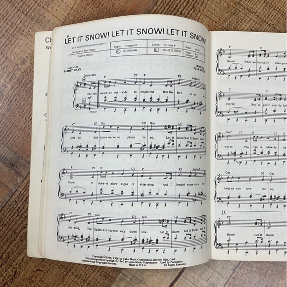 Christmas Greetings 100 Greatest Christmas Songs Organ Music Book Notes Holiday - Picture 9 of 9